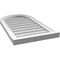 Ekena Millwork Round Top Surface Mount PVC Gable Vent w/ 2"W x 2"P Brickmould Sill Frame, 18"W x 32"H GVPRT18X3203SN - alternate 5